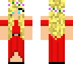 red dress