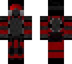 red level armoured hazmat suit