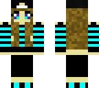 black and blue stripes