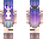 blue and purple gurl