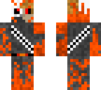 flaming skull boy