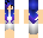 girl with blue hair