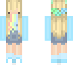 kawaii pastel girl with flower crown