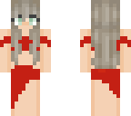 red dress