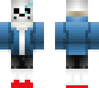 sans with red slippers