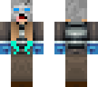 skeleton mask bleu