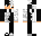 black and white