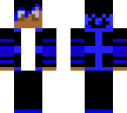 black blue man