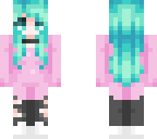 blue hair girl