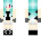 blue-haired girl