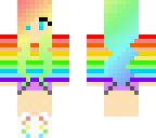 cute rainbow girl