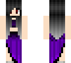 gothic purple gown girl