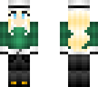 green cardigan