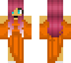 orange dress