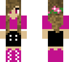 pink flower girl