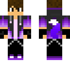 purple wolf boy