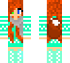 winter ginger wolf