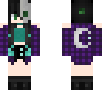 blue and purple mix