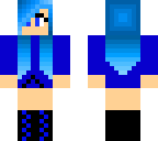 blue girl
