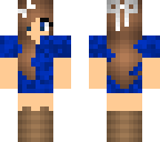 blue girl