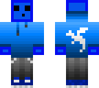 blue slime hoodie