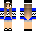 blue tomboy with sweater