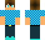 boy with jeans and checkerd shirt