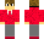 boy with red hoodie