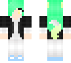green haired wolfie