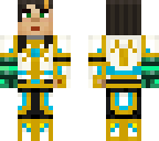 jesse with tim's armor and gauntlet