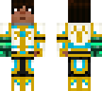 jesse with tim's armor and gauntlet