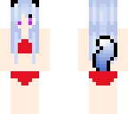 neko girl swim suit