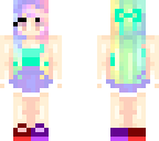 rainbow haired girl