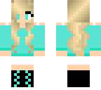 teal shirted girl