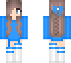 blue outfit