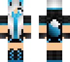 blue wolf girl 2
