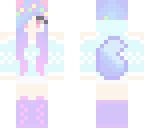 edit purple pastel flower girl