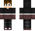 half red and black outfit