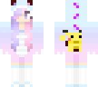 kawaii dino pikacho 