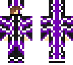 purple and black assassin guy