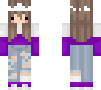 purple chibi princess