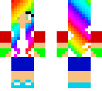 rainbow girl
