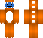blue dude in orange lube