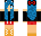 blue haired disney girl