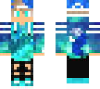 blue sweather fox tail guy