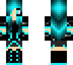 cool aqua girl
