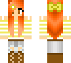cute orange girl