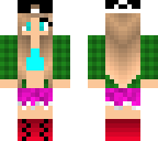 girl with plaid shirt