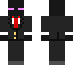 plastic enderman in a suit