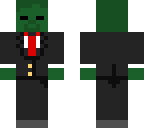 plastic zombie in a suit